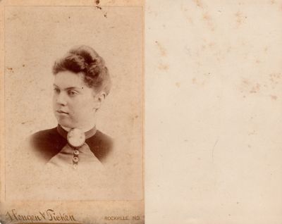 Click to view full size image
==============
Unidentified
Unidentified Cabinet Card Photo in the Hector Pence Family Album.
The Photographers name is "Hengen & Ticken", Rockville, Indiana.
Unidentified
Unidentified Cabinet Card Photo in the Hector Pence Family Album.
The Photographers name is "Hengen & Ticken", Rockville, Indiana.