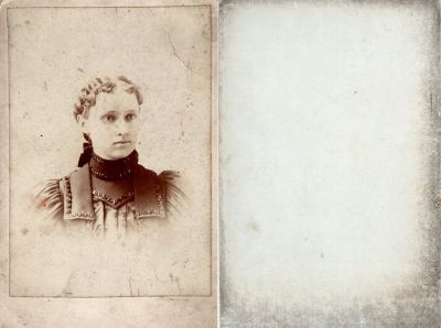 Click to view full size image
==============
Unidentified
Unidentified Cabinet Card Photo in the Hector Pence Family Album.
Unidentified
Unidentified Cabinet Card Photo in the Hector Pence Family Album.