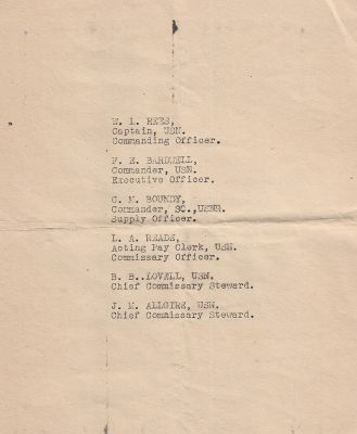 USS Enterprise Farewell Dinner

This was Shared by Tammy Jorgensen

This is a Program Flyer that was passed out on the USS Enterprise on 28 November 1945 in honor of the crew of the USS Enterprise who were leaving the ship in New York. This was the Menu/Program for their farewell dinner.


