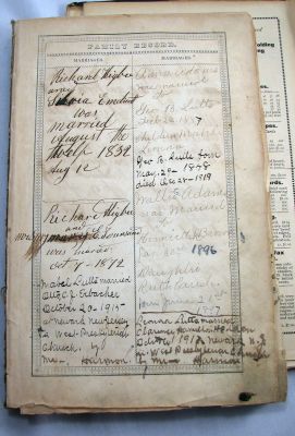 Richard Higbee Bible

This was Shared by Cheryl Webber.

Richard Higbee Bible
