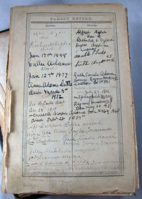 Richard Higbee Bible

This was Shared by Cheryl Webber.

Richard Higbee Bible
