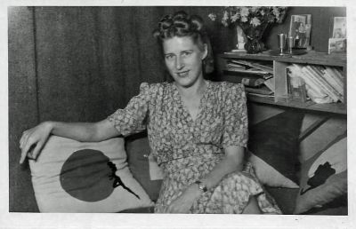 Rita

THIS HAS BEEN DONATED TO THE FILM ARCHIVE, (THE NATIONAL ARCHIVES OF ESTONIA)

Reverse side reads, translated from Estonian: "A memento from Rita." Wentorf, March 5, 1949." Photo from the Displaced Persons Camp near Wentorf, which is near Hamburg, Germany.
