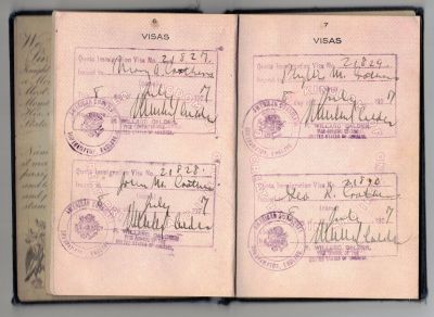 Click to view full size image
==============
Mary Ann (Martin) Crothers Passport
This passport was Shared by Cheryl Webber.
Mary Ann (Martin) Crothers passport.
Mary Ann (Martin) Crothers Passport
This passport was Shared by Cheryl Webber.
Mary Ann (Martin) Crothers passport.