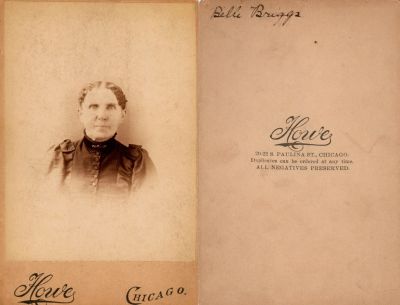 Click to view full size image
==============
Belle Briggs
THIS HAS BEEN RETURNED TO FAMILY
This Cabinet Card Photo States: "Belle Briggs"
The Photographers name is "Howe", Chicago, Illinois.
Belle Briggs
THIS HAS BEEN RETURNED TO FAMILY
This Cabinet Card Photo States: "Belle Briggs"
The Photographers name is "Howe", Chicago, Illinois.