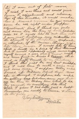 Mary Ellen Teeter Gooch/Duncan William Teeter

Letter Written to Mary Ellen Teeter Gooch by her Brother, Duncan William Teeter.

The Letter is Dated 22 July 1910.

Page 2
