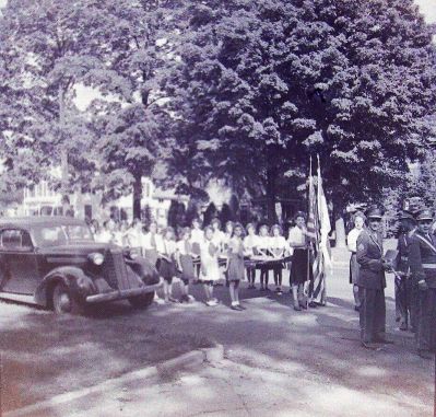 Plattsburgh, New York

THIS HAS BEEN DONATED TO THE CLINTON COUNTY HISTORICAL SOCIETY

Fourth of July Parade, Plattsburgh, New York, 1940's.
