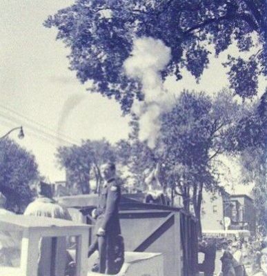 Click to view full size image
==============
Plattsburgh, New York
THIS HAS BEEN DONATED TO THE CLINTON COUNTY HISTORICAL SOCIETY
Fourth of July Parade, Plattsburgh, New York, 1940's.
Plattsburgh, New York
THIS HAS BEEN DONATED TO THE CLINTON COUNTY HISTORICAL SOCIETY
Fourth of July Parade, Plattsburgh, New York, 1940's.