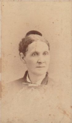Click to view full size image
==============
Sarah Wiley Russell Hall
This was Shared by Paul Skipper.
This CdV Photograph is of Sarah Wiley Russell Hall.
Sarah Wiley Russel was born on 6 September 1819 & Died 5 January 1891 in Pittsfield, Massachusetts. Sarah was Married on 6 September 1838 in Windsor, Massachusetts to Samuel Hall.
Sarah Wiley Russell Hall
This was Shared by Paul Skipper.
This CdV Photograph is of Sarah Wiley Russell Hall.
Sarah Wiley Russel was born on 6 September 1819 & Died 5 January 1891 in Pittsfield, Massachusetts. Sarah was Married on 6 September 1838 in Windsor, Massachusetts to Samuel Hall.
