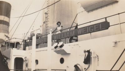Unidentified

Unidentified Photo. 

Photo taken on the USS General William Weigel.
