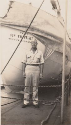 Unidentified

Unidentified Photo. 

Photo taken on the USS General William Weigel.
