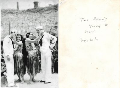 Click to view full size image
==============
Unidentified
This was Donated by Elaine Swan.
This Photo States: "Two Dowds going to town. Honolulu."
Unidentified
This was Donated by Elaine Swan.
This Photo States: "Two Dowds going to town. Honolulu."