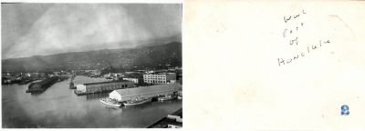 Click to view full size image
==============
Honolulu, Hawaii
This was Donated by Elaine Swan.
This Photo States: "World War II, Port of Honolulu"
Honolulu, Hawaii
This was Donated by Elaine Swan.
This Photo States: "World War II, Port of Honolulu"
