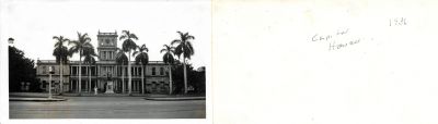 Click to view full size image
==============
Hawaii, 1936
This was Donated by Elaine Swan.
This Photo States: "Capital Hawaii, 1936."
Hawaii, 1936
This was Donated by Elaine Swan.
This Photo States: "Capital Hawaii, 1936."