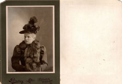 Click to view full size image
==============
Unidentified
Unidentified Cabinet Card Photo in the Kansas City, Missouri Family Album.
The Photographers name is "Pomeroy", Kansas City, Missouri.
Unidentified
Unidentified Cabinet Card Photo in the Kansas City, Missouri Family Album.
The Photographers name is "Pomeroy", Kansas City, Missouri.
