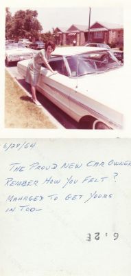 Click to view full size image
==============
Unidentified
This Photo States: "The Proud New Car Owner. Remember How You Felt? Managed To Get Yours in too---, 28 June 1964"
Unidentified Photo in the #001 Family Album.
Unidentified
This Photo States: "The Proud New Car Owner. Remember How You Felt? Managed To Get Yours in too---, 28 June 1964"
Unidentified Photo in the #001 Family Album.