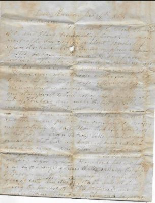Click to view full size image
==============
Westel W. Hunt
THIS HAS BEEN RETURNED TO FAMILY
This letter/Envelope was sent to Westel W. Hunt at Company D, 7th Regiment, Ohio Volunteer Infantry. It was sent from Munson Township in Ohio.
Westel W. Hunt
THIS HAS BEEN RETURNED TO FAMILY
This letter/Envelope was sent to Westel W. Hunt at Company D, 7th Regiment, Ohio Volunteer Infantry. It was sent from Munson Township in Ohio.