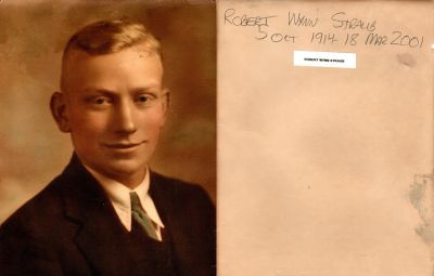 Robert Wynn Straub

THIS HAS BEEN RETURNED TO FAMILY

This Photo States: "Robert Wynn Straub, 5 October 1914 to 18 March 2001"
