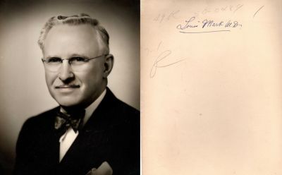 Click to view full size image
==============
Dr. Louis Mark
This Photo States: "Louis Mark M. D."
Dr. Louis Mark
This Photo States: "Louis Mark M. D."