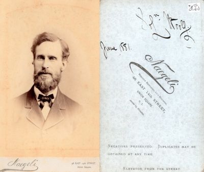Click to view full size image
==============
Solomon Woolf
This Cabinet Card Photo States: "Sol. Woolf, June 1881"
The Photographers name is "Naegeli", New York.
Solomon Woolf
This Cabinet Card Photo States: "Sol. Woolf, June 1881"
The Photographers name is "Naegeli", New York.