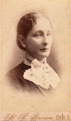 Click to view full size image
==============
Ellen "Nellie" Rudolph Rockwell
THIS HAS BEEN DONATED TO THE JAMES A. GARFIELD NATIONAL HISTORICAL MUSEUM
This was Donated by Jessica Quiroz
This CdV Photograph as been identified as Ellen "Nellie" (Rudolph) Rockwell, sister of First Lady, Lucretia (Rudolph) Garfield.
The Photographers name is "Brown", Clyde, Ohio.
Ellen "Nellie" Rudolph Rockwell
THIS HAS BEEN DONATED TO THE JAMES A. GARFIELD NATIONAL HISTORICAL MUSEUM
This was Donated by Jessica Quiroz
This CdV Photograph as been identified as Ellen "Nellie" (Rudolph) Rockwell, sister of First Lady, Lucretia (Rudolph) Garfield.
The Photographers name is "Brown", Clyde, Ohio.