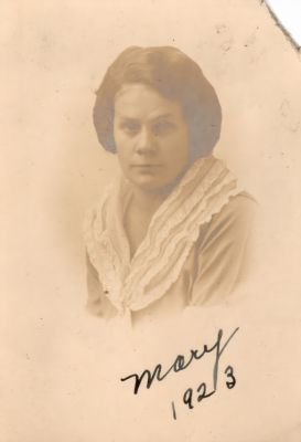 Mary

This Photo States: "Mary, 1923"
