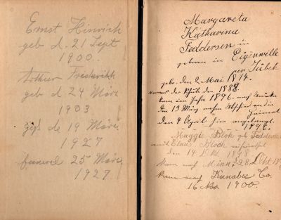 Click to view full size image
==============
Margareta Katharina Fedderson
This was Donated by a Anonymous Donor.
This is inside the song book that belonged to Margareta Katharina Fedderson.
Margareta Katharina Fedderson
This was Donated by a Anonymous Donor.
This is inside the song book that belonged to Margareta Katharina Fedderson.