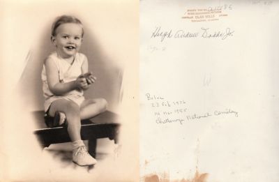Click to view full size image
==============
Hugh Andrew Dodds Jr.
This is one of two 8 x 10 Photos that were donated by Gail Hannah for the same pose.
The Back of the Photo states: "Hugh Andrew Dodds Jr."
The Photographers name is Olan Mills, Tuscaloosa, Alabama.
See back for more Description.
Hugh Andrew Dodds Jr.
This is one of two 8 x 10 Photos that were donated by Gail Hannah for the same pose.
The Back of the Photo states: "Hugh Andrew Dodds Jr."
The Photographers name is Olan Mills, Tuscaloosa, Alabama.
See back for more Description.