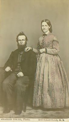 Unidentified

Unidentified CdV Photograph in the 1800's CdV Collection.

The Photographers name is "Charles Young", Sinclairville, New York.
