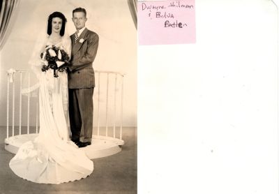 Click to view full size image
==============
Dwaine E. Shilman & Belva B. Badten Shilman
This Photo was Donated by Rachel Krupkat.
This photo states: "Dwaine Shilman & Belva Badten"
Dwaine E. Shilman & Belva B. Badten Shilman
This Photo was Donated by Rachel Krupkat.
This photo states: "Dwaine Shilman & Belva Badten"