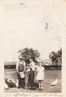 Click to view full size image
==============
Grandpa _____, Ernest N. “Ernie” Beilke & Dolores Arlene Beilke
THIS HAS BEEN RETURNED TO FAMILY
The Front side of this Photo States: "Grandpa ____, Ernest & Delores"
NOTE: Delores is Elmer Ferdinand’s daughter. Born in 1936.
Grandpa _____, Ernest N. “Ernie” Beilke & Dolores Arlene Beilke
THIS HAS BEEN RETURNED TO FAMILY
The Front side of this Photo States: "Grandpa ____, Ernest & Delores"
NOTE: Delores is Elmer Ferdinand’s daughter. Born in 1936.