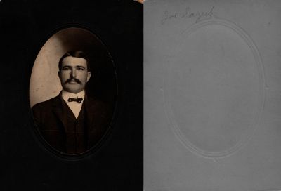 Click to view full size image
==============
Joe Frederick Sagert
THIS HAS BEEN RETURNED TO FAMILY
This was Donated by Diane Senalik.
This photo mounted on board states: "Joe Sagert"
Joe Frederick Sagert
THIS HAS BEEN RETURNED TO FAMILY
This was Donated by Diane Senalik.
This photo mounted on board states: "Joe Sagert"