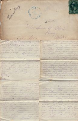 Iona E. Davis

This letter was sent to Iona Davis while Attending Buchtel College. The Letter was addressed to Iona Davis, Perry, Lake County, Ohio. The Letter is Dated 12 March 1876.

NOTE: Perry, Ohio is 10 minutes from Akron.
