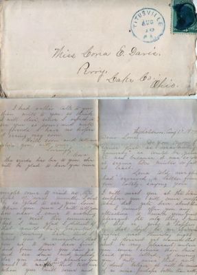 Iona E. Davis

This letter was sent to Iona Davis while Attending Buchtel College. The Letter was addressed to Iona Davis, Perry, Lake County, Ohio. The Letter is Dated 11 July 1879.

NOTE: Perry, Ohio is 10 minutes from Akron.
