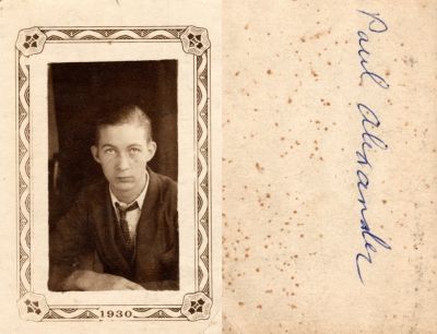 Click to view full size image
==============
Paul Rankin Alexander
This Photo States: "Paul Alexander, 1930"
Paul Rankin Alexander
This Photo States: "Paul Alexander, 1930"