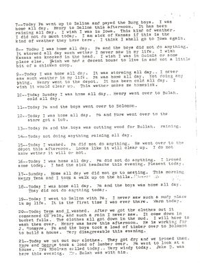 Alfred Constable Diary

This is being shared by Tammy Jorgensen.

Alfred Constable Diary

Page 12

