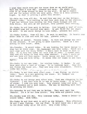 Alfred Constable Diary

This is being shared by Tammy Jorgensen.

Alfred Constable Diary

Page 14

