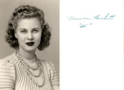 Click to view full size image
==============
Marian Hayslett
THIS HAS BEEN RETURNED TO FAMILY
This photo states: "Marian Haslett, "45"."
NOTE: Research shows this is Marian Hayslett.
Marian Hayslett
THIS HAS BEEN RETURNED TO FAMILY
This photo states: "Marian Haslett, "45"."
NOTE: Research shows this is Marian Hayslett.