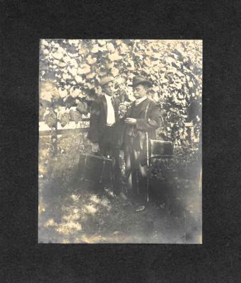 Click to view full size image
==============
John Henry Patterson & Unidentified Person
THIS HAS BEEN RETURNED TO FAMILY
John Henry Patterson is on the right of the photo. John Henry Patterson had a love for Botany.
John Henry Patterson & Unidentified Person
THIS HAS BEEN RETURNED TO FAMILY
John Henry Patterson is on the right of the photo. John Henry Patterson had a love for Botany.