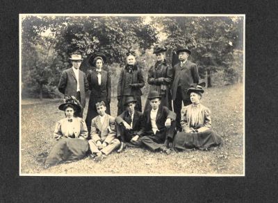 Click to view full size image
==============
John Henry Patterson & Family
THIS HAS BEEN RETURNED TO FAMILY
This Cabinet Card Photo is of "John Henry Patterson & Family"
John Henry Patterson is in the second row first first on the right. His daughter is to his left, Dorothy Forster Patterson Jackson and Third is John Henry Patterson Mother, Juliana Johnston Patterson. Others are Unidentified.
John Henry Patterson & Family
THIS HAS BEEN RETURNED TO FAMILY
This Cabinet Card Photo is of "John Henry Patterson & Family"
John Henry Patterson is in the second row first first on the right. His daughter is to his left, Dorothy Forster Patterson Jackson and Third is John Henry Patterson Mother, Juliana Johnston Patterson. Others are Unidentified.