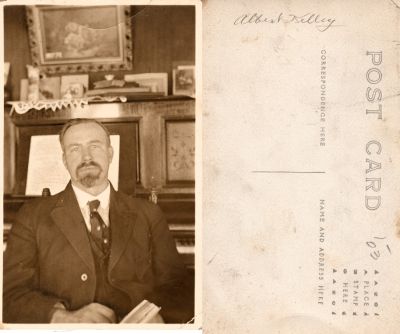 Albert Kelley

This was Donated by Cheryl Webber

This Real Photo Postcard (RPPC) States: "Albert Kelley"
