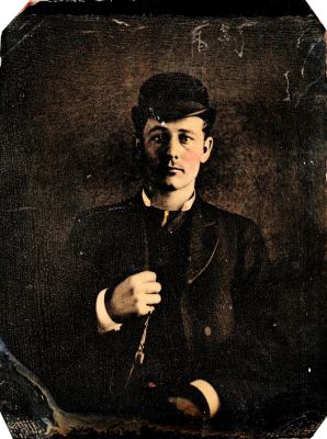 Click to view full size image
==============
Unidentified
This was Donated by Cheryl Webber.
Unidentified Tintype Photo in the Daniel Benjamin Troutman Album
Unidentified
This was Donated by Cheryl Webber.
Unidentified Tintype Photo in the Daniel Benjamin Troutman Album