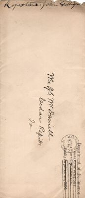John Gallagher 

THIS HAS BEEN RETURNED TO FAMILY

This was Donated by Mary Muhlfeld

Civil War Document for John Gallagher
