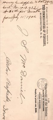 Henry Goodapple

This was Donated by Mary Muhlfeld

Civil War Document for Henry Goodapple

