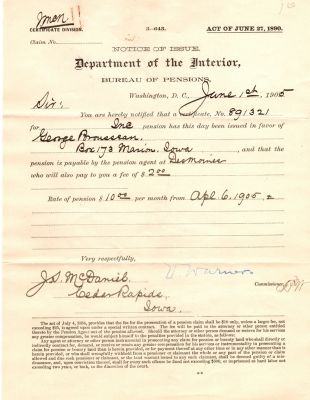 George Brousseau

This was Donated by Mary Muhlfeld

Civil War Document for George Brousseau
