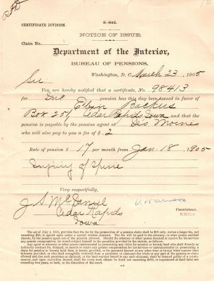 Ebin Backus

This was donated by Mary Muhlfeld

Civil War Document for Ebin Backus

