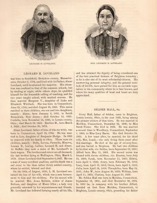 Click to view full size image
==============
Leonard Hodge "L. H." Loveland & Mrs. Leonard H. Loveland
This was harvested out of a old genealogy book called "History of Lorain County, Ohio. Circa 1879.
Upper left corner is Leonard H. Loveland & the upper right corner is Mrs. Leonard H. Loveland
Leonard Hodge "L. H." Loveland & Mrs. Leonard H. Loveland
This was harvested out of a old genealogy book called "History of Lorain County, Ohio. Circa 1879.
Upper left corner is Leonard H. Loveland & the upper right corner is Mrs. Leonard H. Loveland