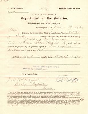 Redding Money Garrison

This was Donated by Mary Muhlfeld

Civil War Document for Redding Money Garrison
