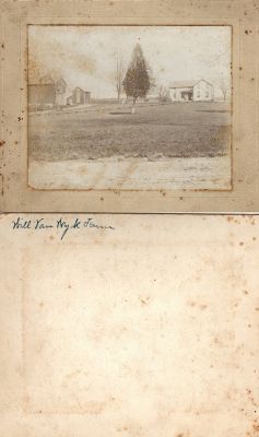 Click to view full size image
==============
Will Van Wyck Farm
This photo mounted on board states: "Will Van Wyck Farm"
Will Van Wyck Farm
This photo mounted on board states: "Will Van Wyck Farm"