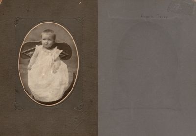 Click to view full size image
==============
Laura May Trier Steinborn
This photo mounted on board states: "Laura Trier"
The Photographers name is "Hallebeck", Saint Joseph, Missouri
Laura May Trier Steinborn
This photo mounted on board states: "Laura Trier"
The Photographers name is "Hallebeck", Saint Joseph, Missouri