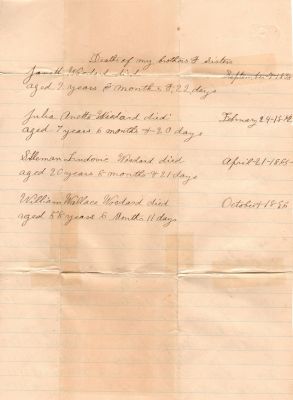 Click to view full size image
==============
Roswell Woodard Family History
This was Donated by Linda Zinn
Family History for the Roswell Woodard Family Line
Roswell Woodard Family History
This was Donated by Linda Zinn
Family History for the Roswell Woodard Family Line